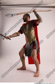19 2019 01  MARCUS STANDING WITH SWORD AND SPEAR